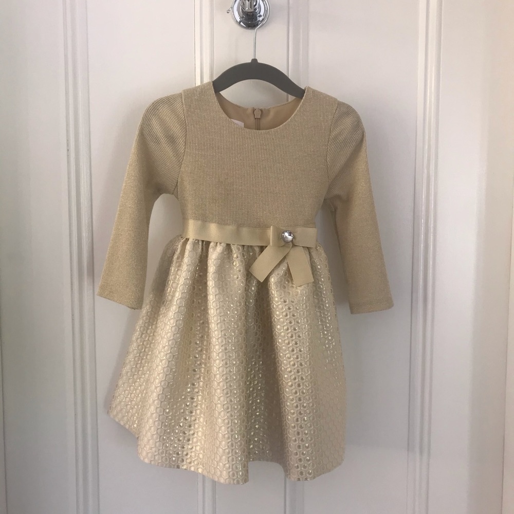 Long sleeved Bonnie Baby dressy dress! 24M